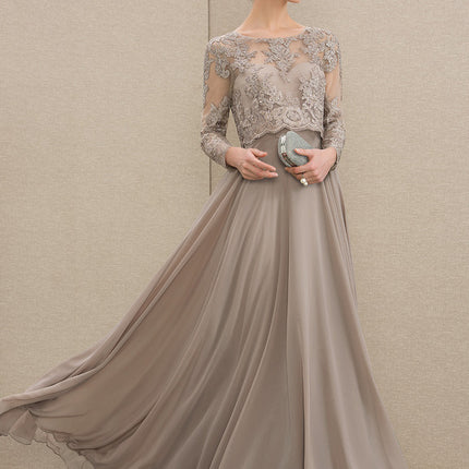 Robe De Soirée Longue Manche Longue Paillette