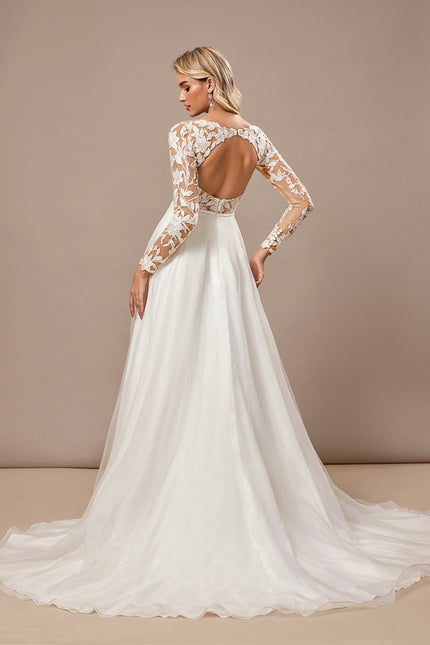 Robe Mariage Manches Longues - gallery 5