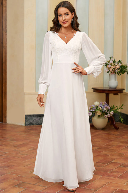 Robe Mariee Boheme Manche Longue