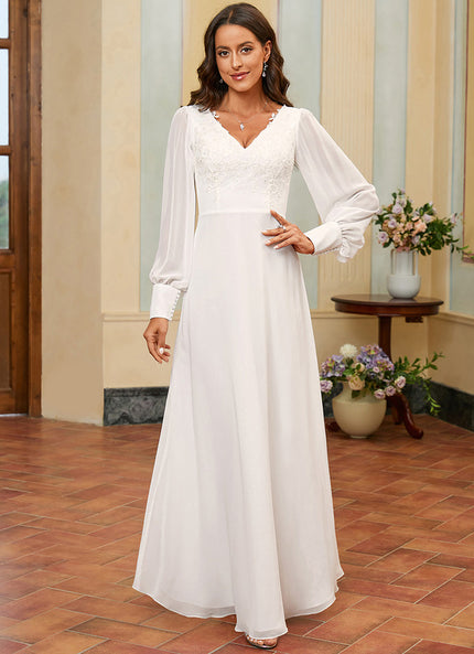 Robe Mariee Boheme Manche Longue