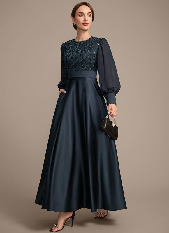 Robe Longue Manche Papillon - gallery 3