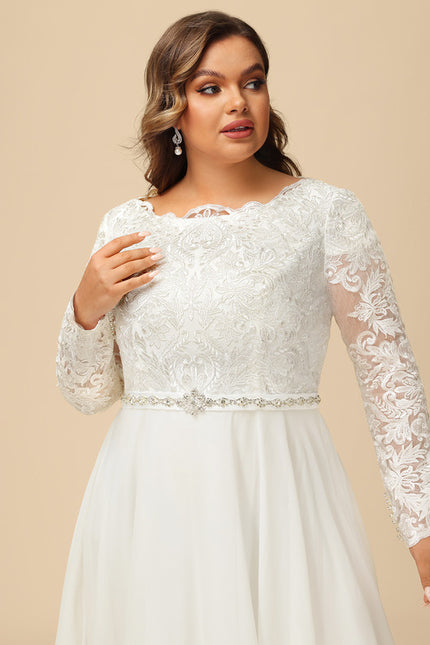 Robe Ivoire Manche Longue - gallery 9