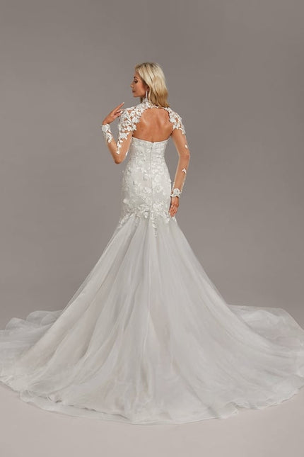 Robe De Mariee Sirene Manches Longues - gallery 7