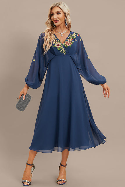 Robe Manche Longue Élégance Envoûtante - gallery 5