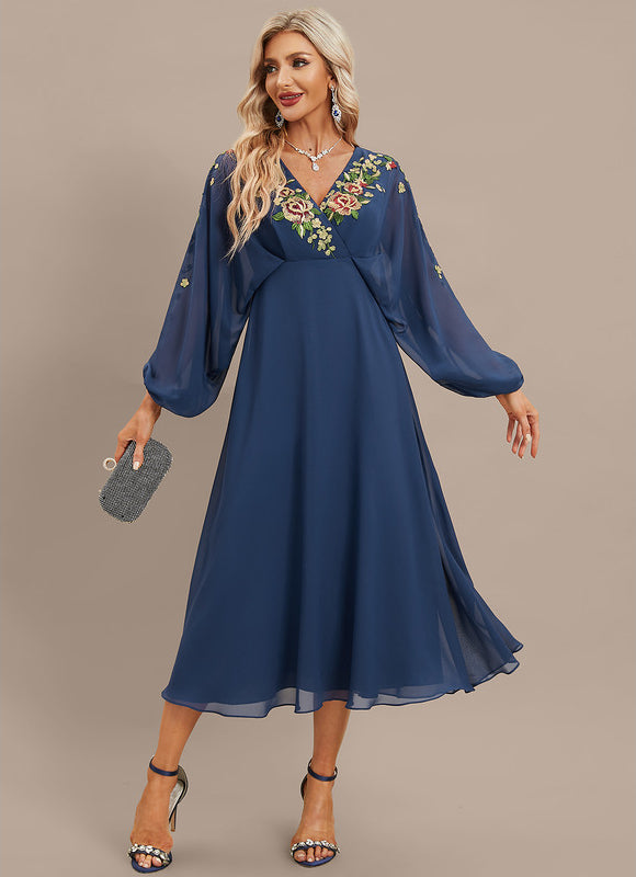 Robe Manche Longue Élégance Envoûtante - gallery 5