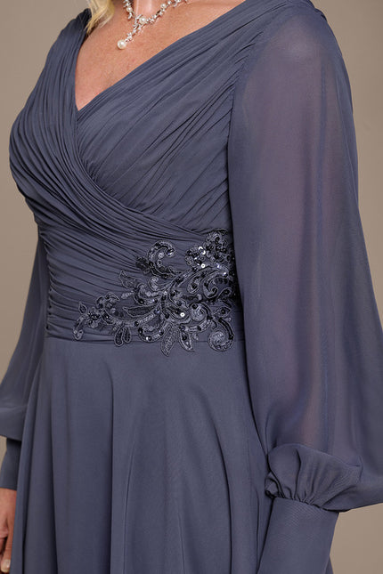 Robe Plissée Manche Longue - gallery 5