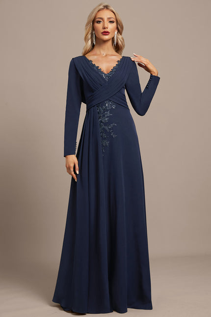 Robe De Soirée Avec Manche Longue - gallery 4