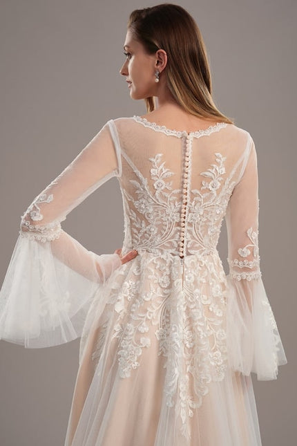 Robe Manche Longue Decollete - gallery 4