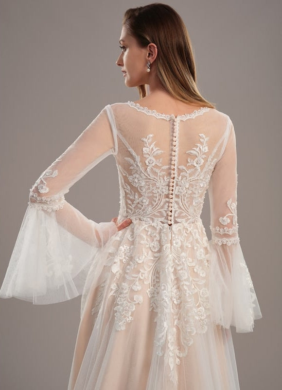 Robe Manche Longue Decollete - gallery 4