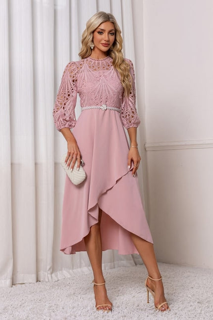 Robe Dentelle Manches Longues - gallery 6