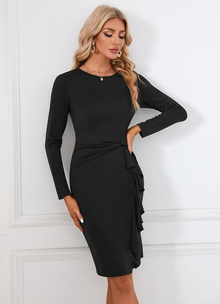 Robe Manche Longue Habillee