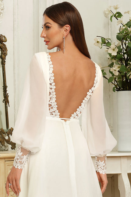 Robe De Mariee Grande Taille Manche Longue - gallery 5
