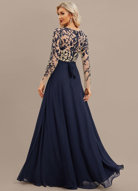 Robe Manche Longue Fluide Brodée - gallery 5
