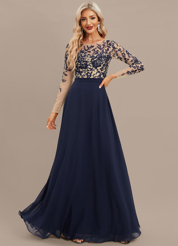 Robe Manche Longue Fluide Brodée - gallery 2