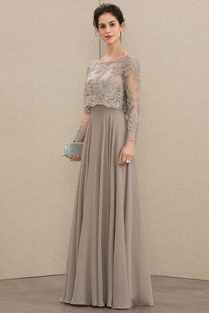 Robe De Soirée Longue Manche Longue Paillette - gallery 3