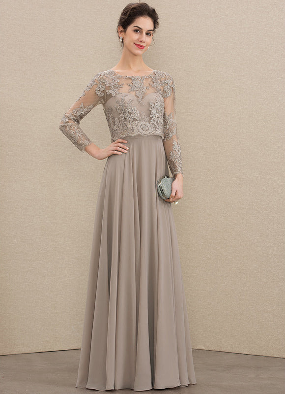Robe De Soirée Longue Manche Longue Paillette - gallery 2