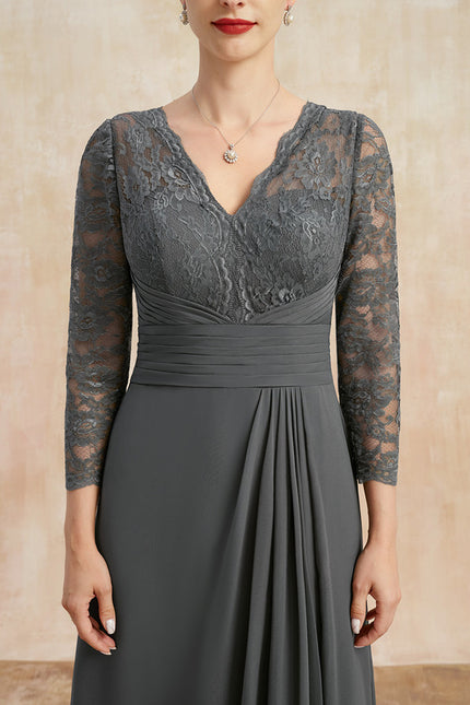 Robe De Soirée Manche Longue Grande Taille - gallery 6