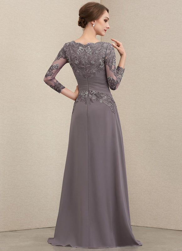 Robe De Soirée Manche Longue Grande Taille - gallery 3