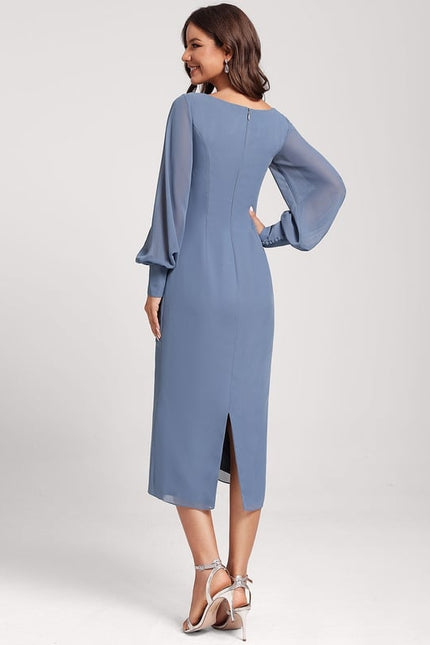 Robe De Cocktail Manche Longue - gallery 6