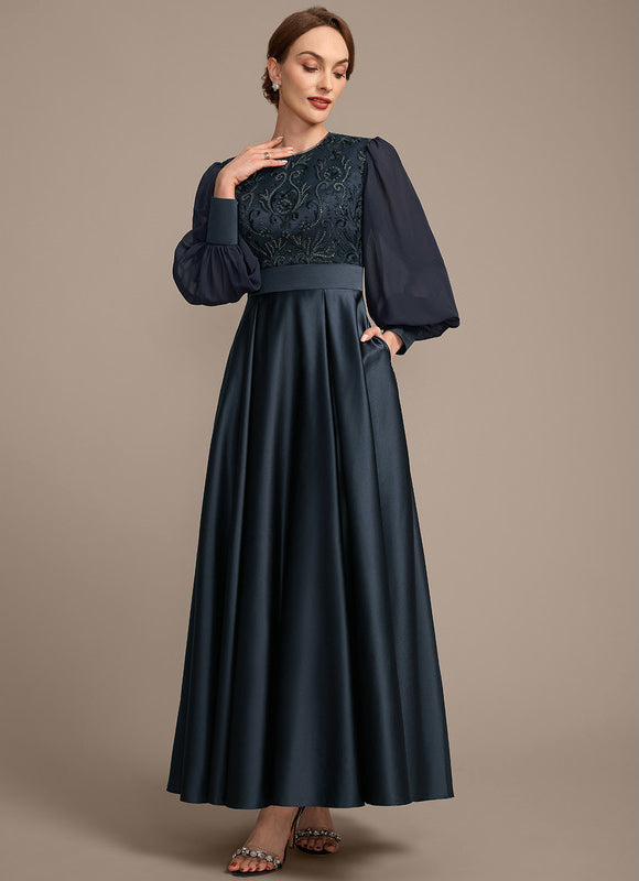 Robe Longue Manche Papillon - gallery 4