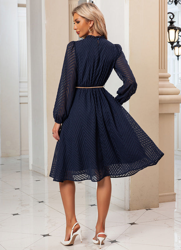 Robe Volant Manche Longue - gallery 1