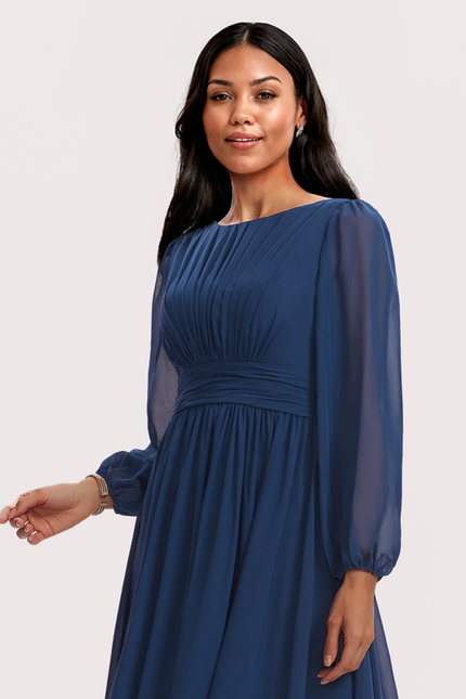 Robe Longue Manche Longue Modanisa - gallery 2