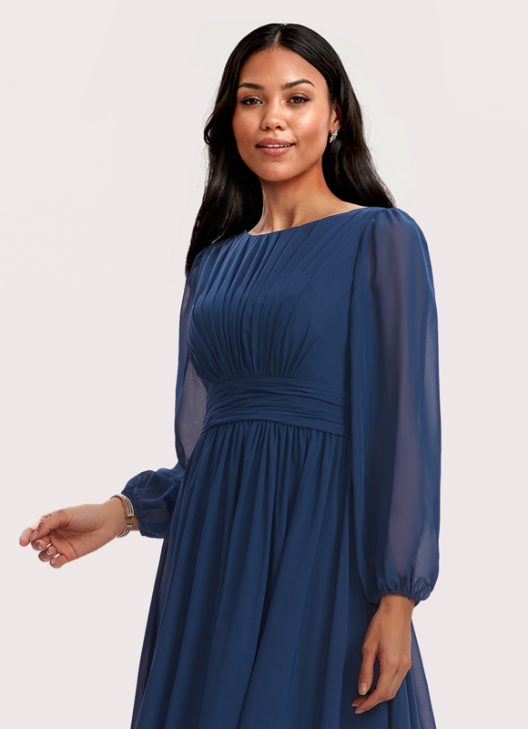 Robe Longue Manche Longue Modanisa - gallery 2