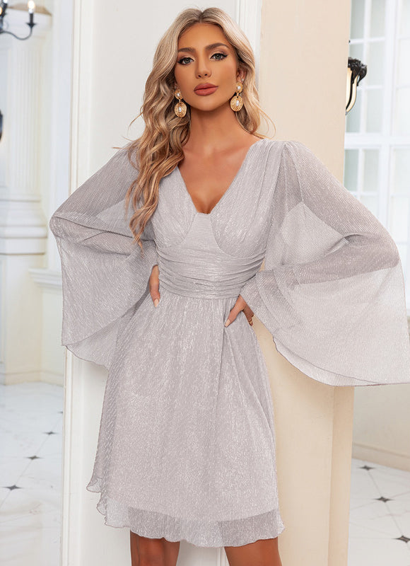 Robe Manche Longue Patineuse - gallery 8