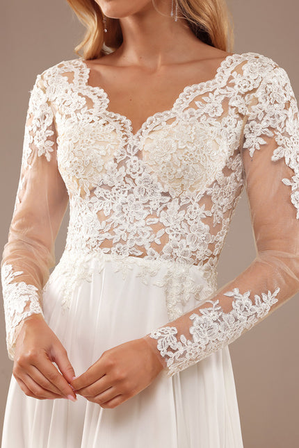 Robe Mariee Boheme Manche Longue - gallery 5