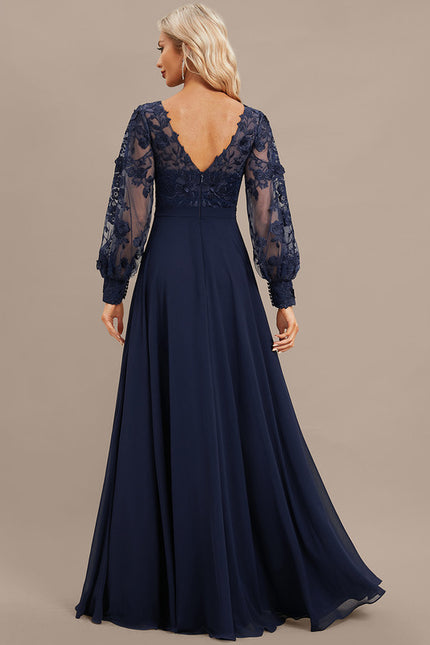 Robe Manche Longue Fluide Brodée - gallery 6