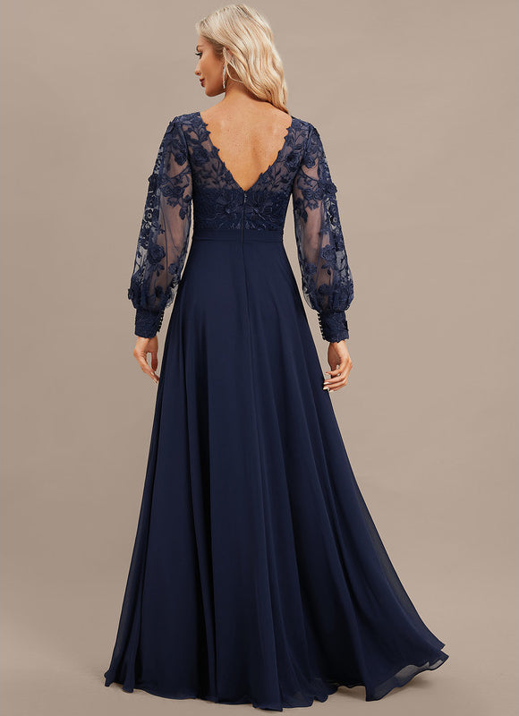 Robe Manche Longue Fluide Brodée - gallery 6