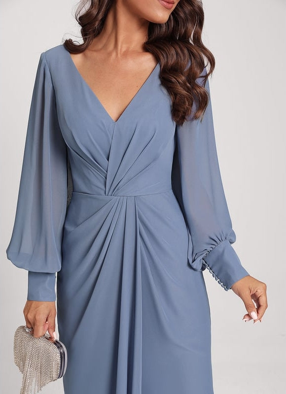Robe De Cocktail Manche Longue - gallery 7