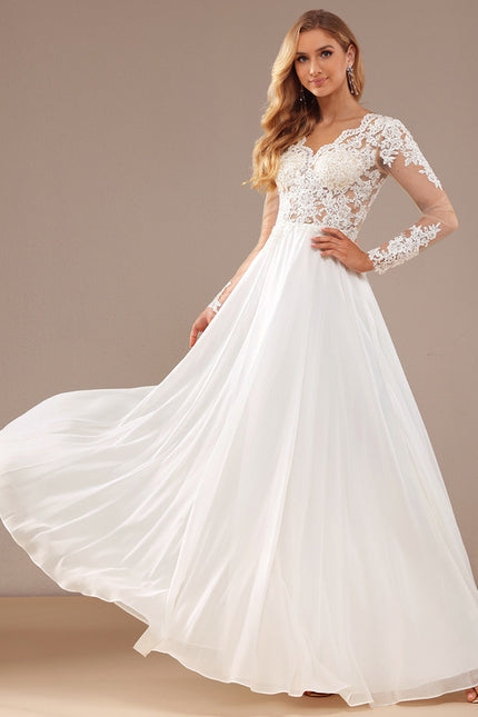 Robe Mariee Boheme Manche Longue - gallery 1