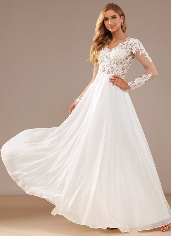 Robe Mariee Boheme Manche Longue - gallery 1