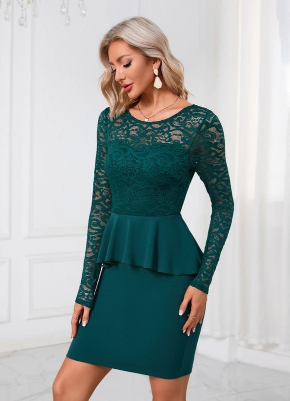 Robes Soirée Manches Longues - gallery 4