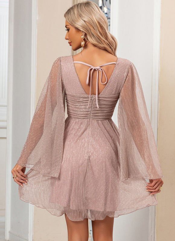 Robe Manche Longue Patineuse - gallery 5