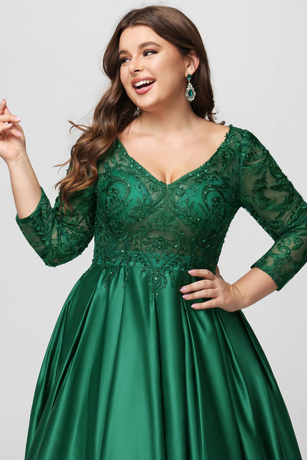Robe De Bal Manche Longue - gallery 8