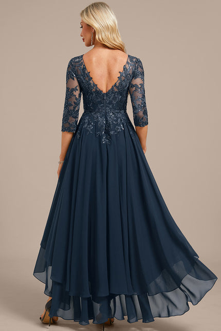 Robe De Soirée Mariage Manche Longue - gallery 5