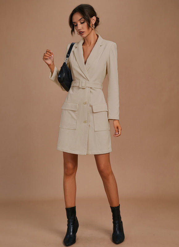 Robe Blazer Manche Longue