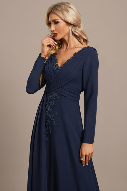 Robe De Soirée Avec Manche Longue - gallery 2