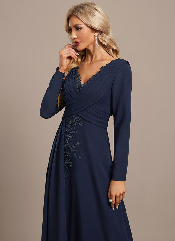 Robe De Soirée Avec Manche Longue - gallery 2