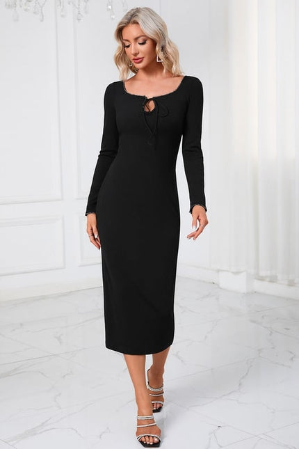 Robe Sexy Manche Longue - gallery 5