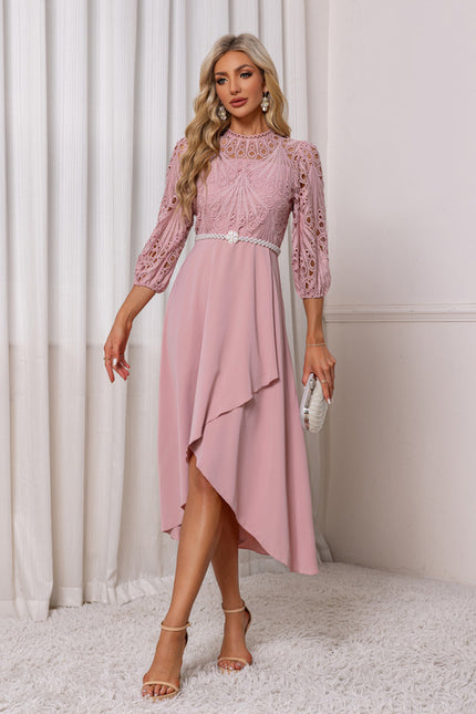 Robe Dentelle Manches Longues - gallery 4