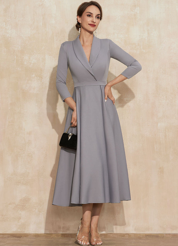 Robe Droite Manche Longue - gallery 4