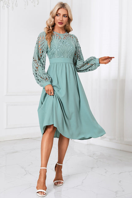 Robe Col Rond Manche Longues - gallery 2