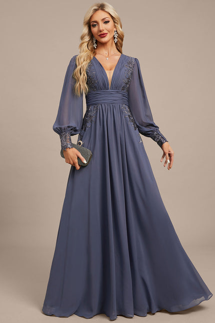 Robe De Soirée Longue Manche Longue Pas Cher