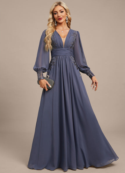 Robe De Soirée Longue Manche Longue Pas Cher