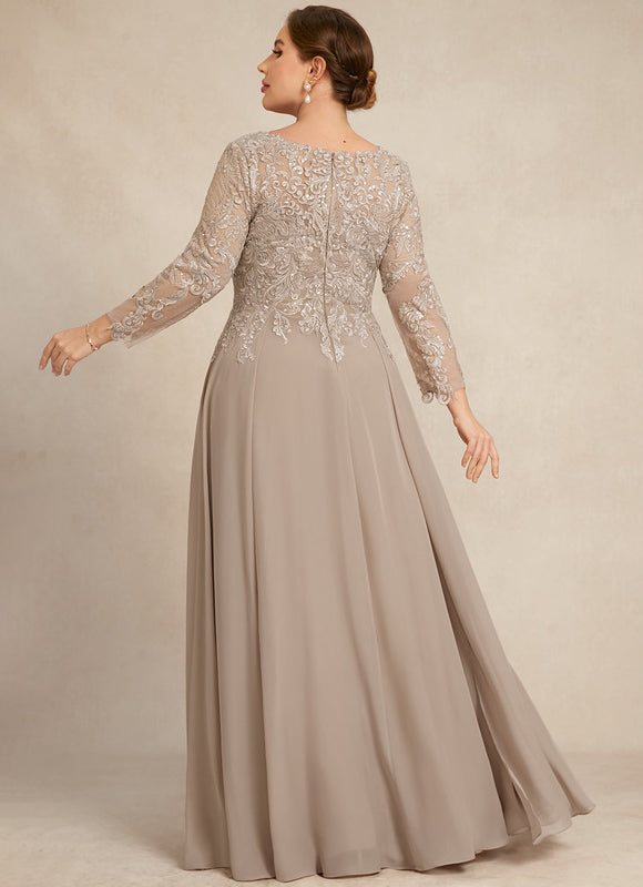 Robe Manche Longue Fluide Ornée - gallery 9