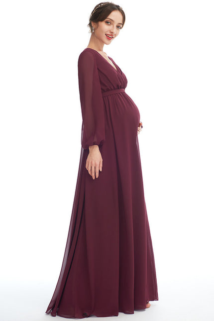 Robe Grossesse Manche Longue - gallery 3