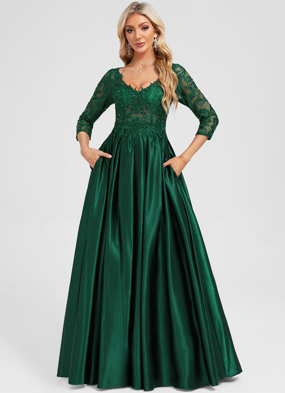 Robe Princesse Manche Longue